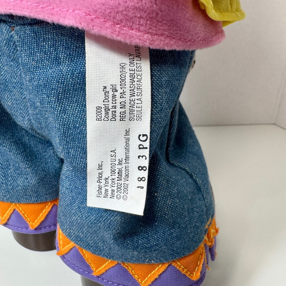 Cowgirl Dora the Explorer 2002 Mattel Fisher-Price Western Doll Horse Y2K Speaks - Picture 11 of 12
